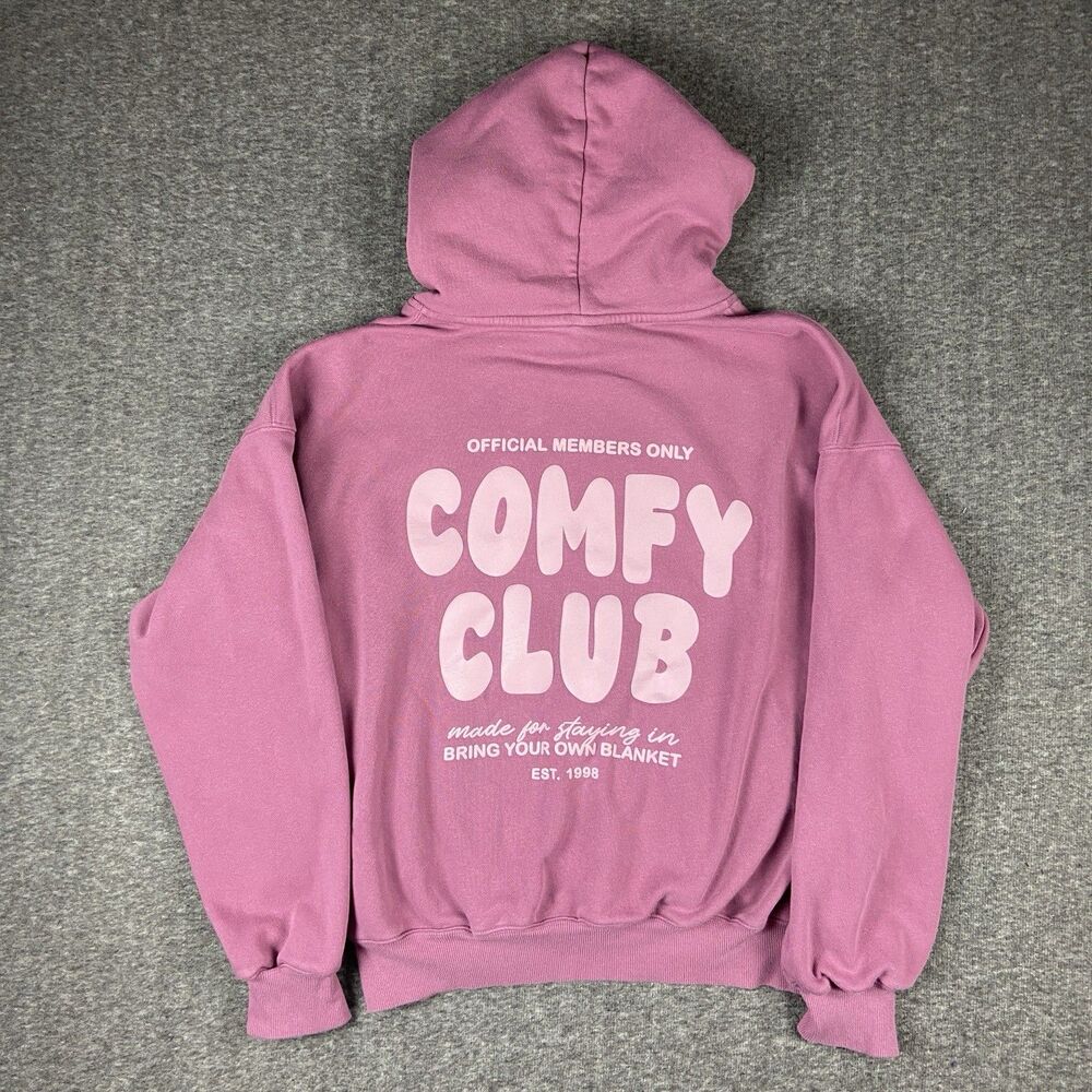 Wild Fable Hoodie Sleep Dept Womens M Purple Comfy Club Members Only Staying in - Picture 13 of 14